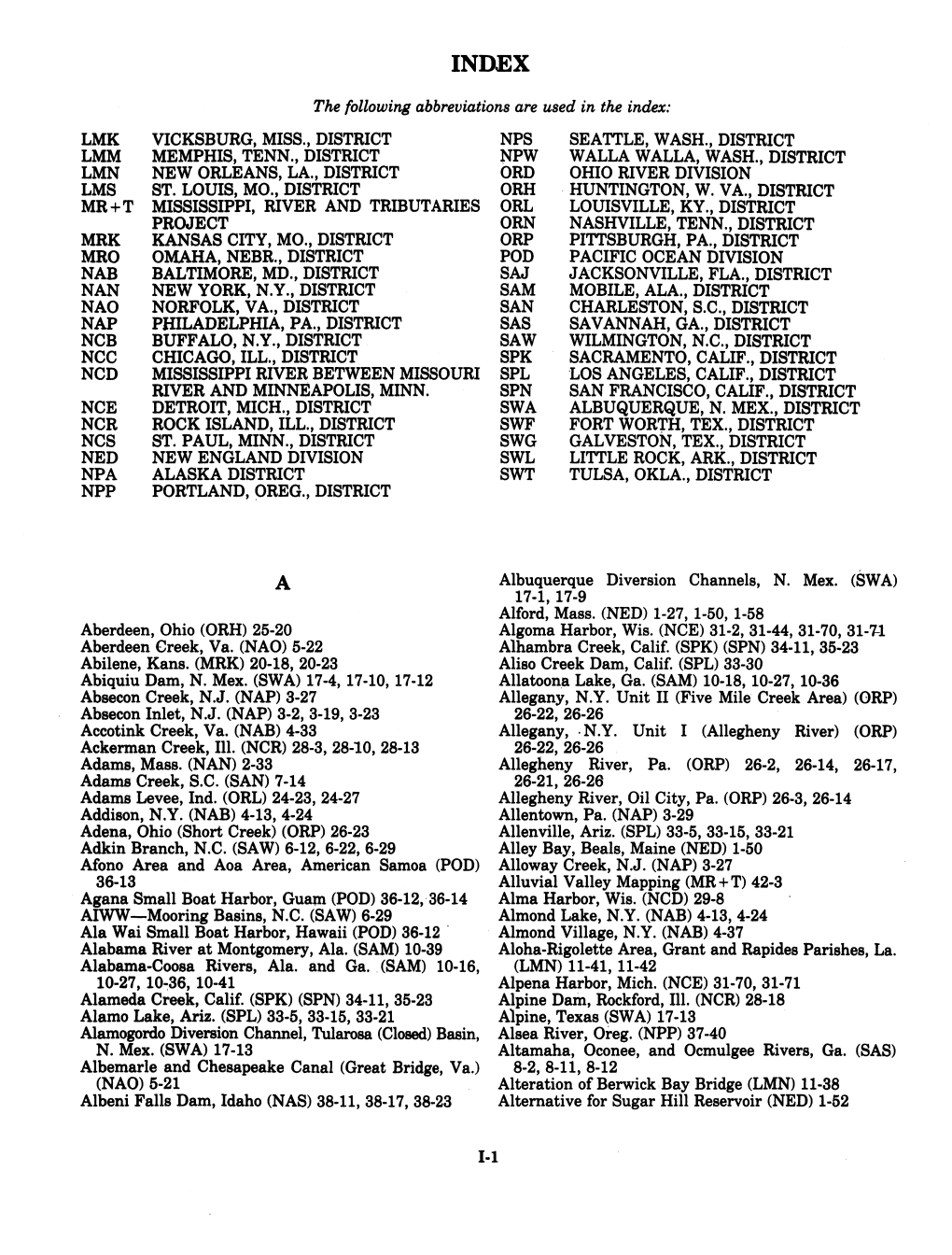 Annual Report FY 82 of the Chief of Engineers on Civil Works Activities V PT 0