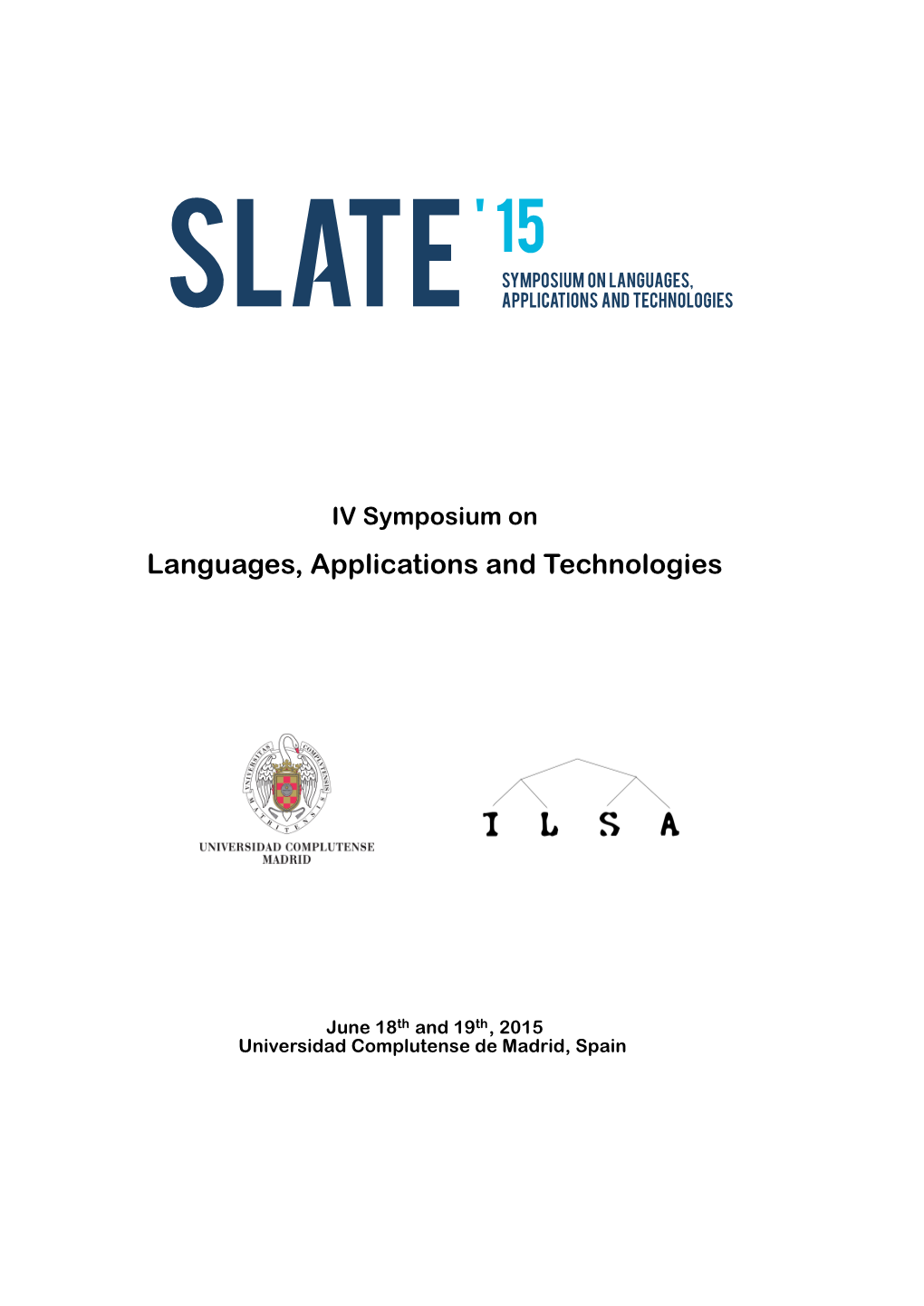 Languages, Applications and Technologies