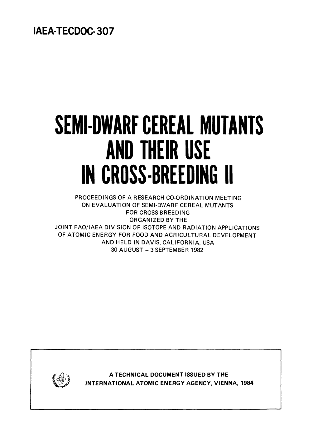 Semi-Dwarf Cereal Mutants and Their Use in Cross-Breeding Ii