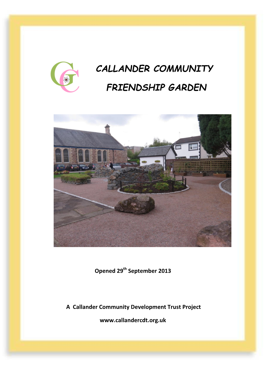 Callander Community Friendship Garden