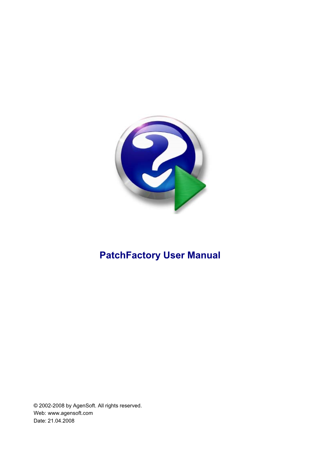 Patchfactory User Manual