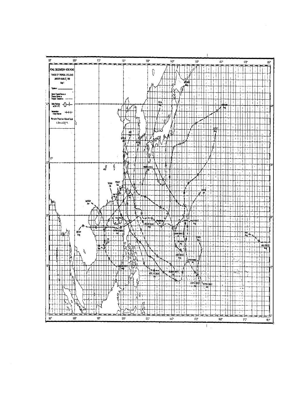 Tropical Cyclones in 1990