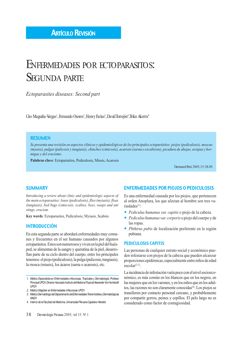 Enfermedades Por Ectoparasitos Segunda Parte