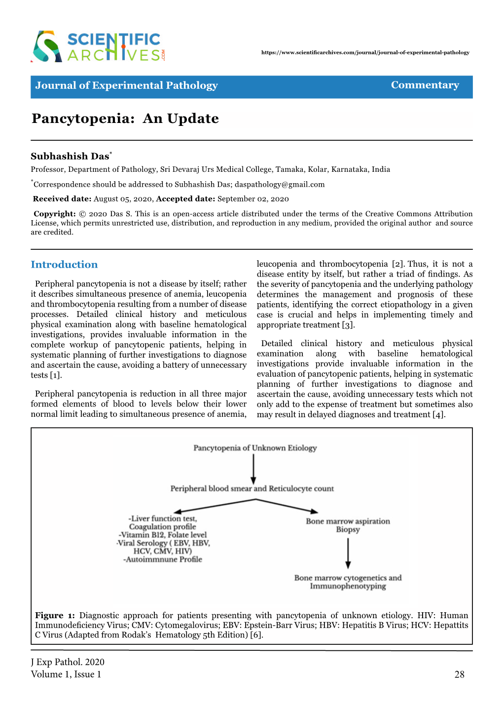 Pancytopenia: an Update