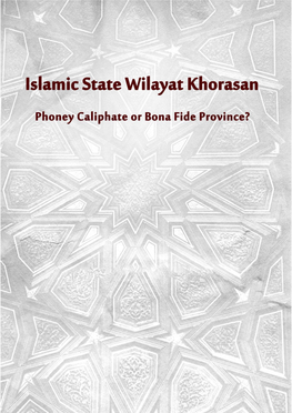 Islamic State Wilayat Khorasan