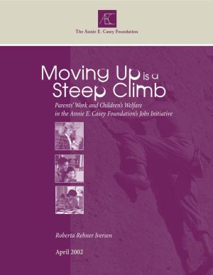 Moving up Steep Climb