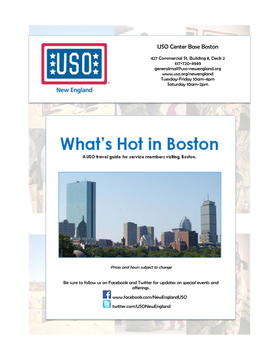 USO Center Base Boston