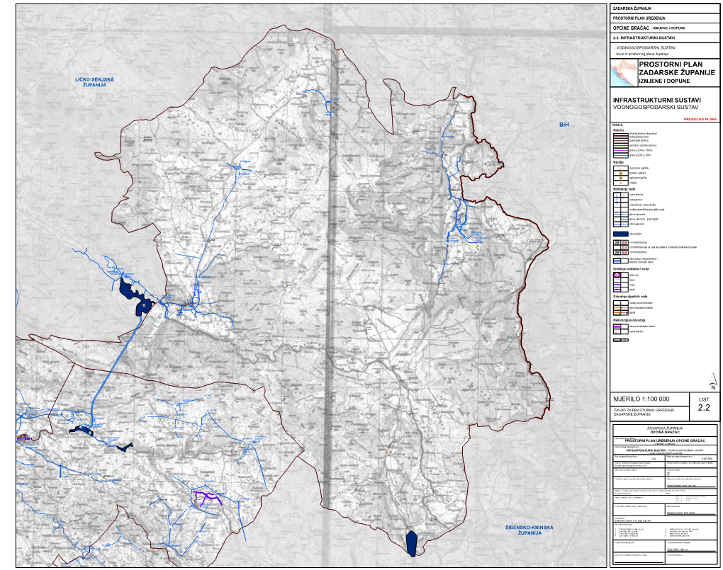 Prostorni Plan Zadarske Županije Ličko-Senjska Izmjene I Dopune Županija
