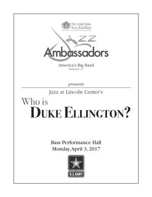 Duke Ellington?