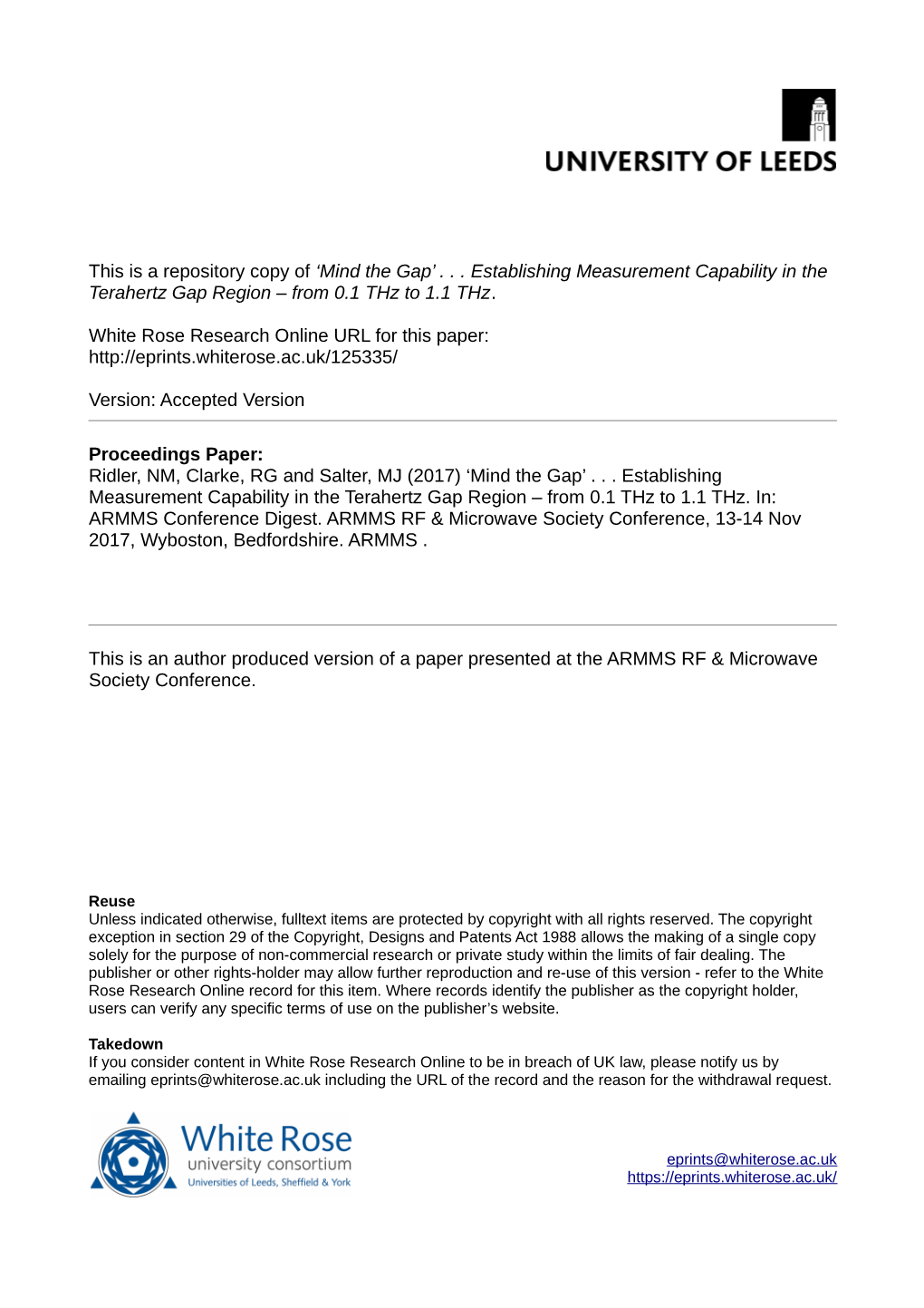 'Mind the Gap' . . . Establishing Measurement Capability in The