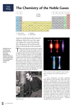 The Chemistry of the Noble Gases