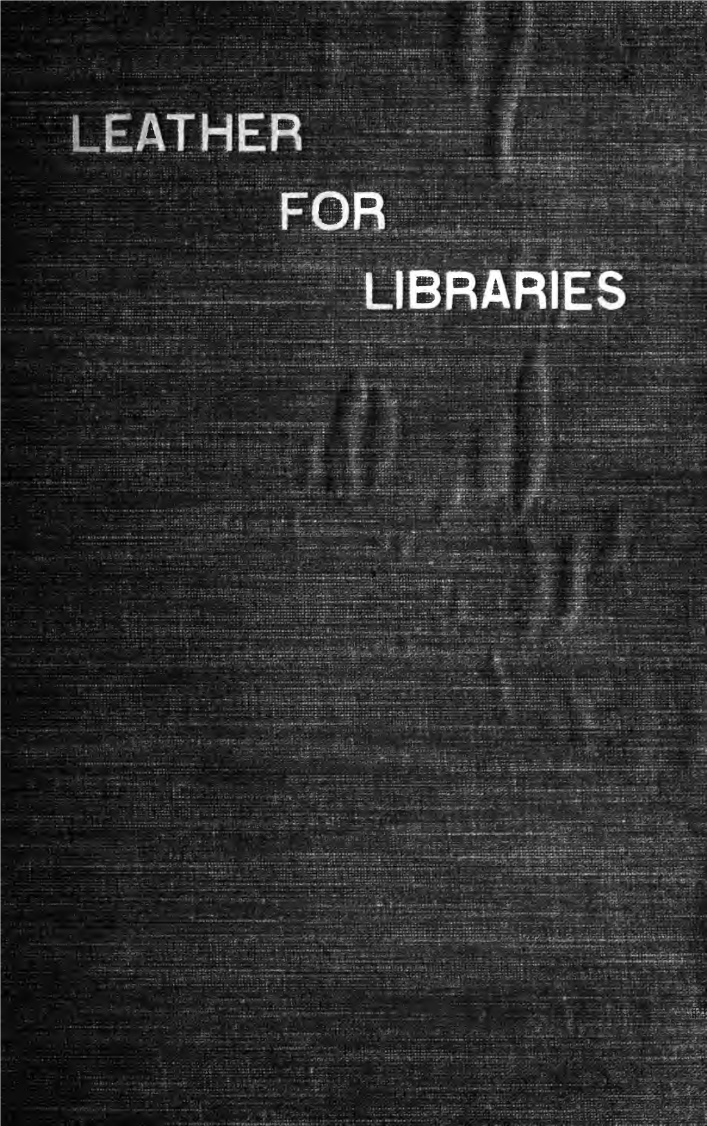 Leather for Libraries