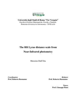 The RR Lyrae Distance Scale from Near-Infrared Photometry
