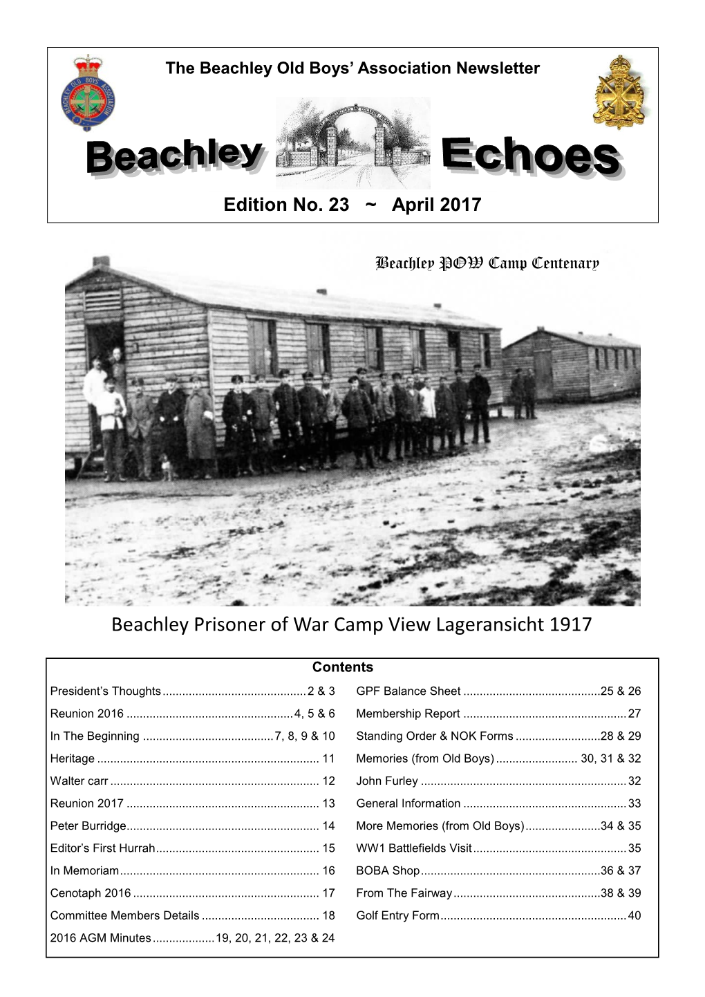 Beachley Prisoner of War Camp View Lageransicht 1917