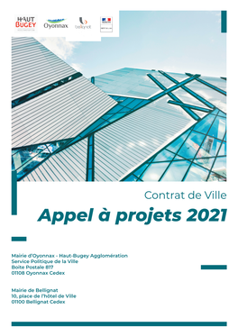 Téléchargez L'appel À Projets 2021