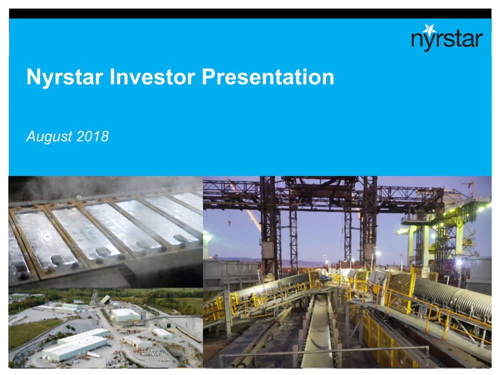 Nyrstar Investor Presentation
