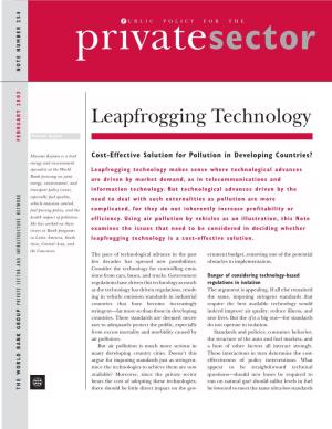 Leapfrogging Technology