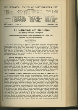 The Beginnings of Ohio Cities 15 Museum of Zoolozy