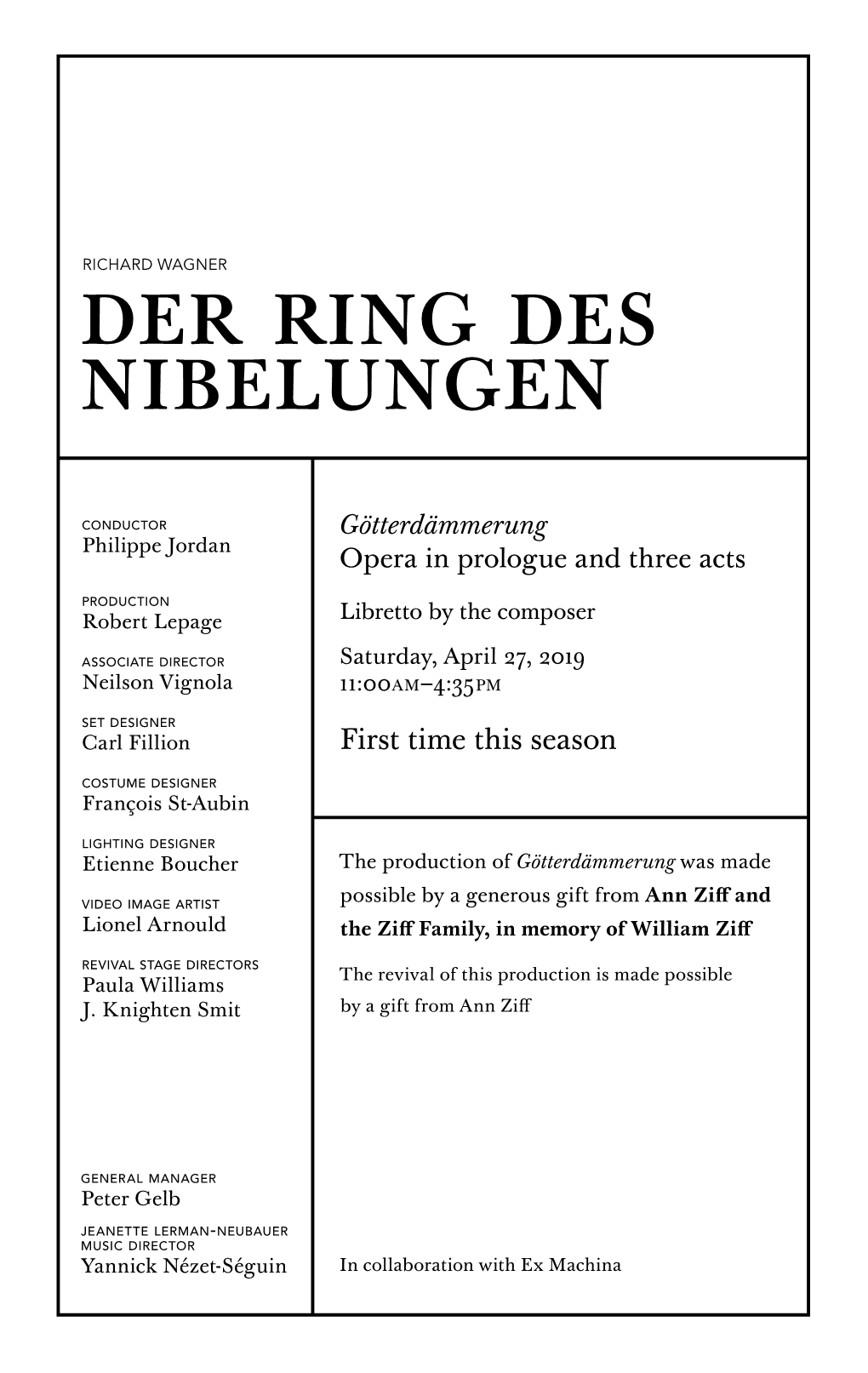 Der Ring Des Nibelungen