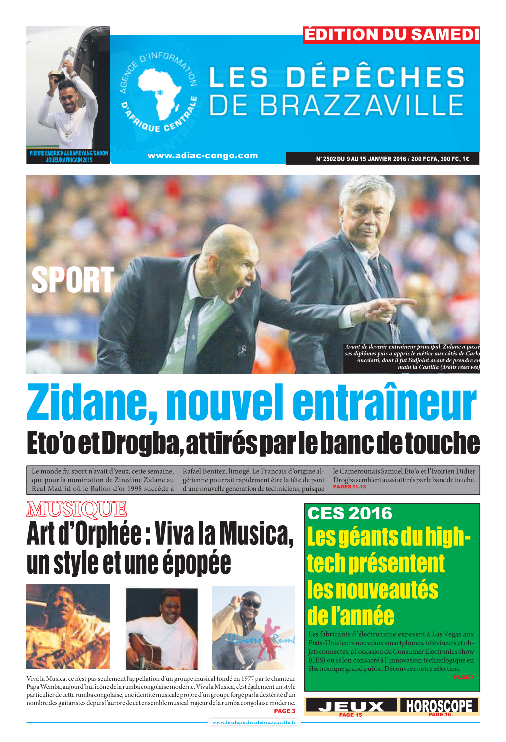 Viva La Musica, Un Style Et Une Épopée Eto'o Et Drogba, Attirés Par Le Banc