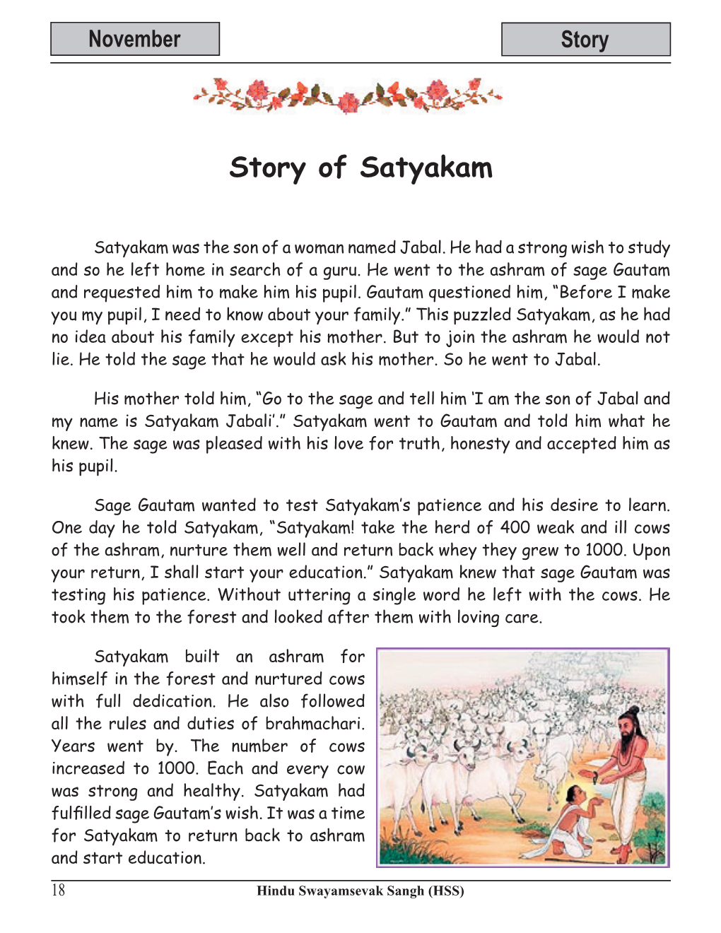 Story of Satyakam