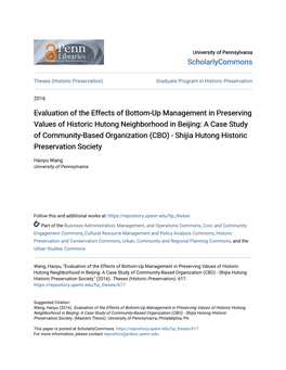 Evaluation of the Effects of Bottom-Up Management in Preserving Values