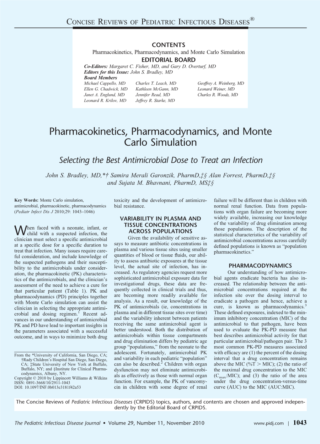 Pharmacokinetics, Pharmacodynamics, And Monte Carlo Simulation ...