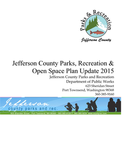 Jefferson County Parks, Recreation & Open Space Plan Update 2015