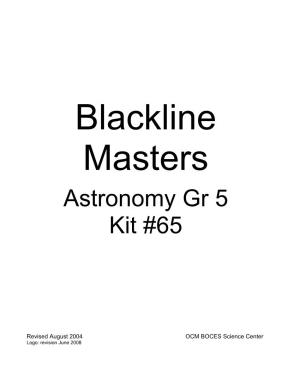 Astronomy Gr 5 Kit #65