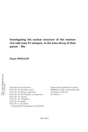Investigating the Nuclear Structure of the Neutron-Rich Odd-Mass Fe