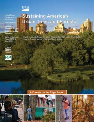 Sustaining America's Urban Trees and Forests