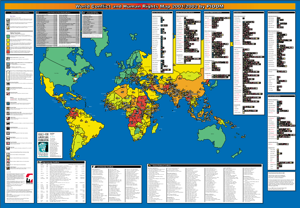 World Conflict Map 2000