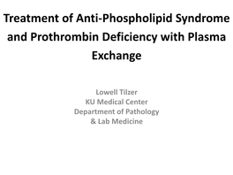 How Significant Is Bleeding in Antiphospholipid Antibody