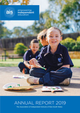 ANNUAL REPORT 2019 the Association of Independent Schools of New South Wales Coogee Boys’ Preparatory School, Randwick