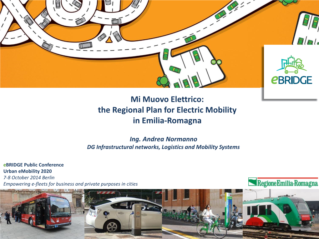 Mi Muovo Elettrico: the Regional Plan for Electric Mobility in Emilia-Romagna