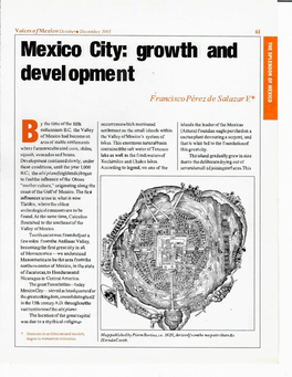 Mexico City: Growth and Development