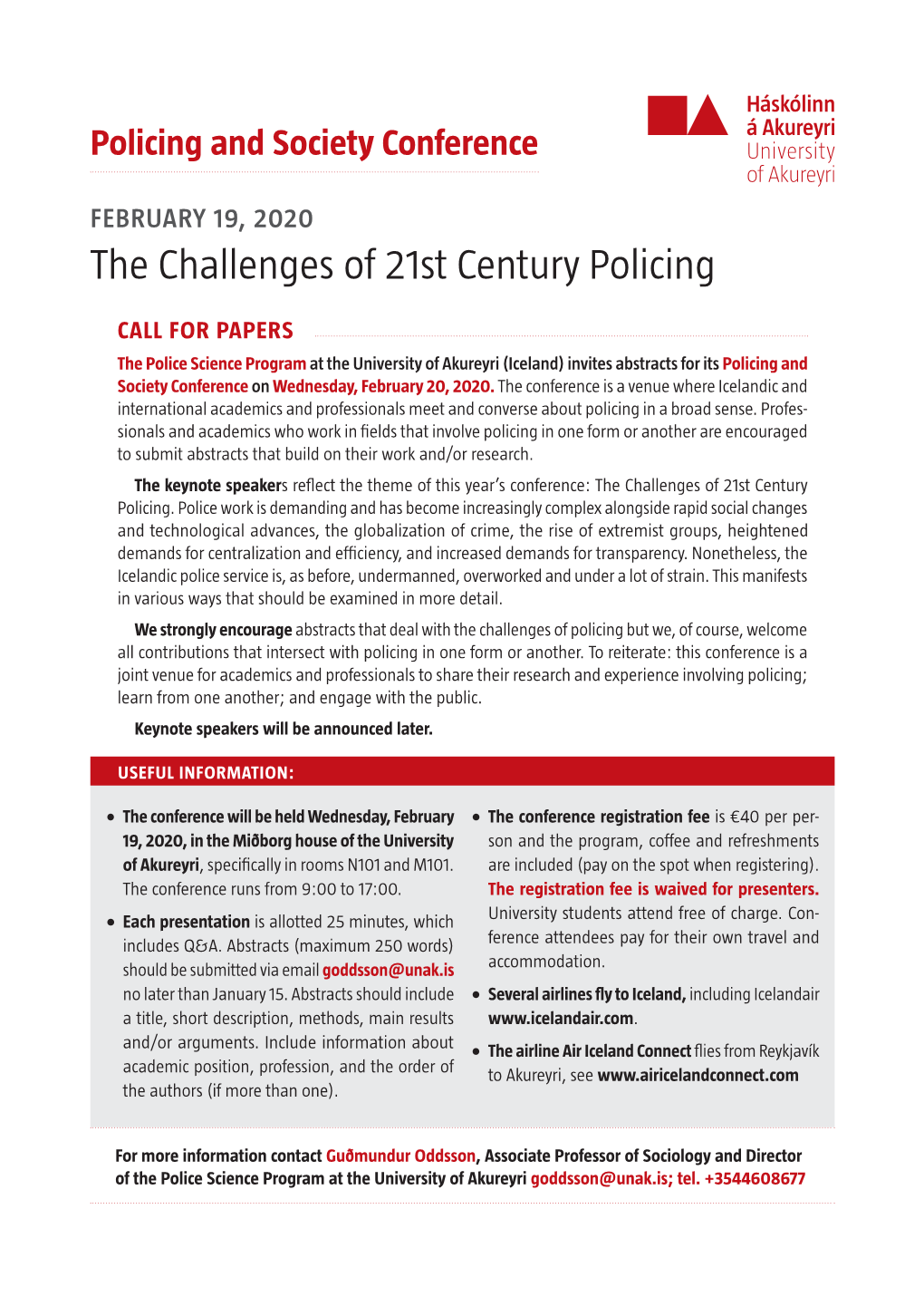 The Challenges of 21St Century Policing