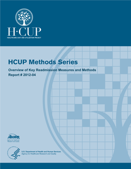 Overview of Key Readmission Measures and Methods