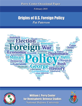 Origins of US Foreign Policy