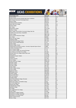 School/College Name Post Code Group Size