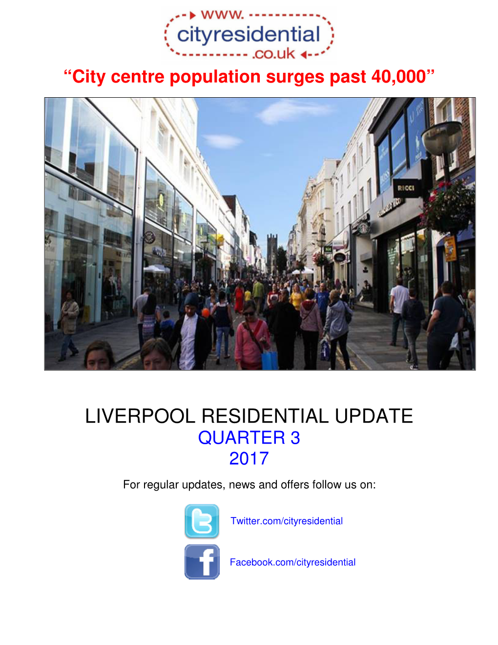 City Centre Population Surges Past 40000