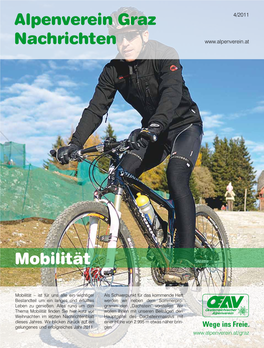 Alpenverein Graz Nachrichten Mobilität