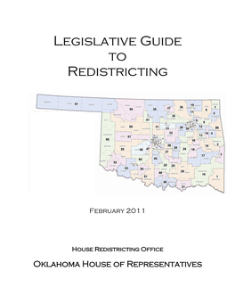 Legislative Guide to Redistricting