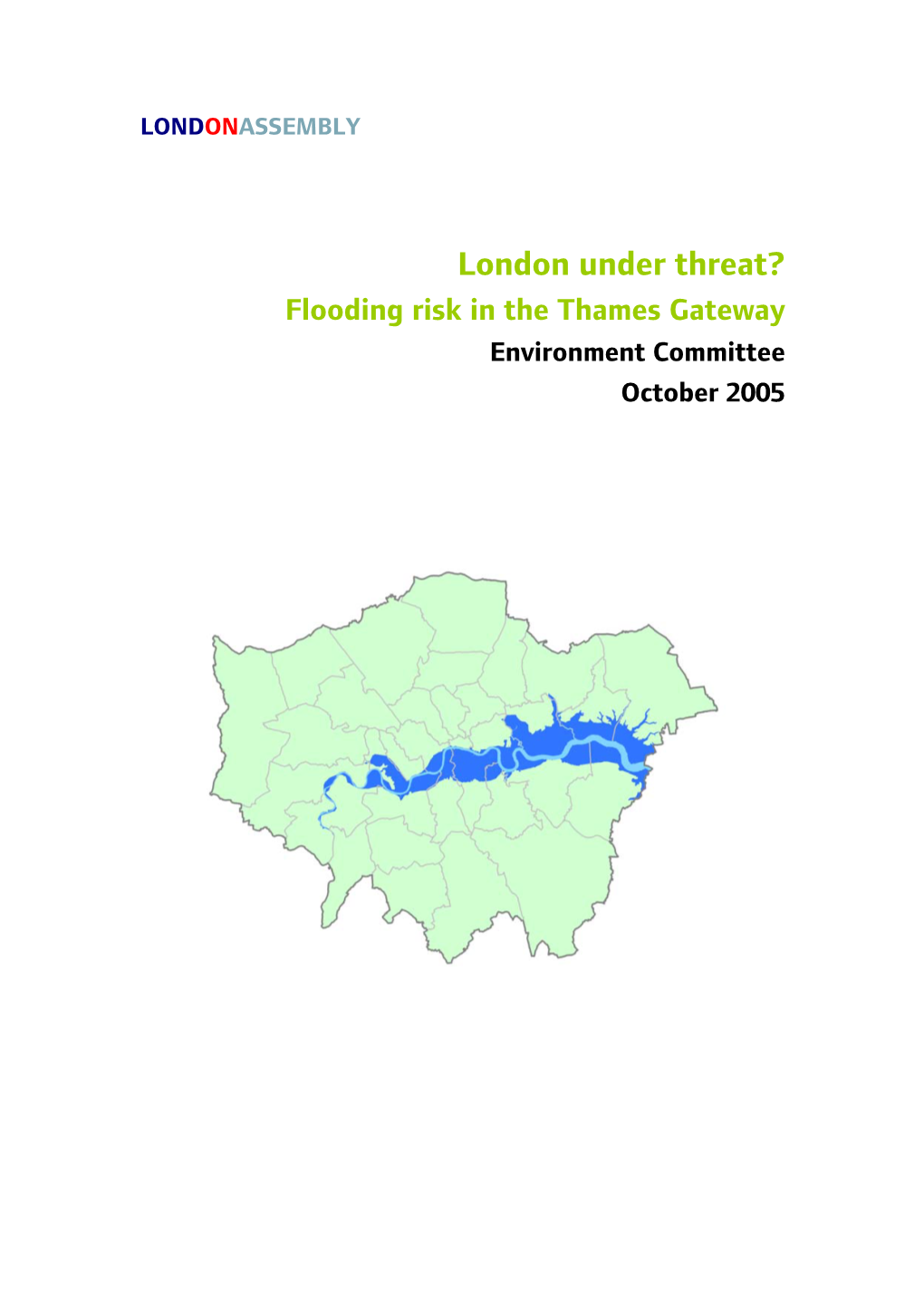 Flooding in the Thames Gateway Report