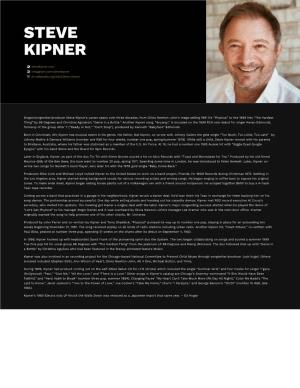 Steve Kipner – Primary Wave Music