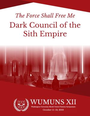 Dark Council of the Sith Empire