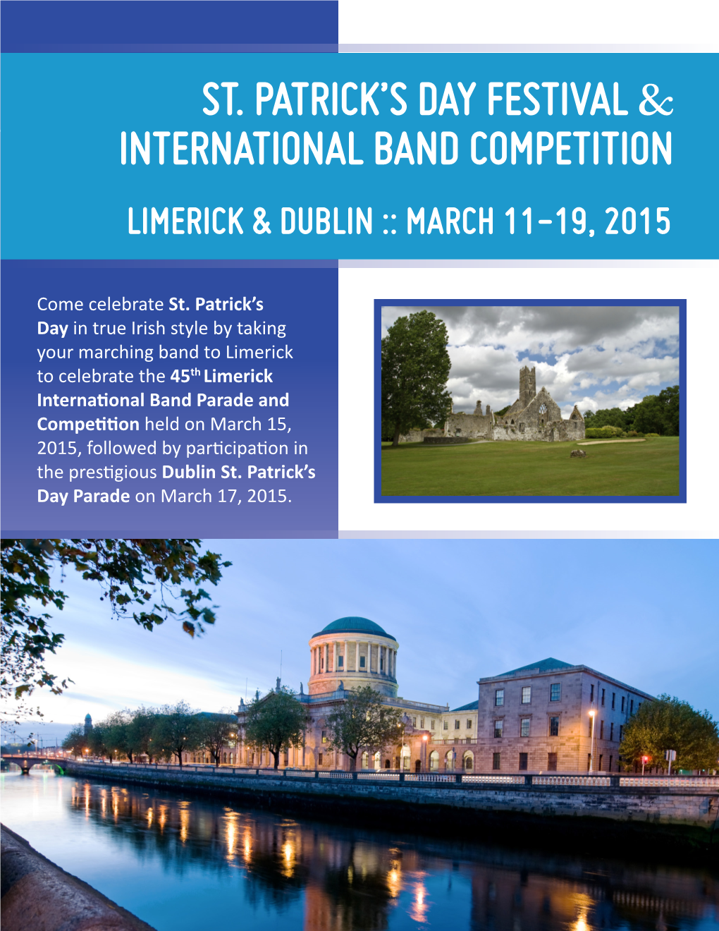 St. Patrick's Day Festival & International Band