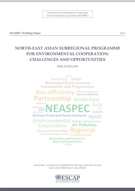 North-East Asian Subregional Programme for Environmental Cooperation (NEASPEC)