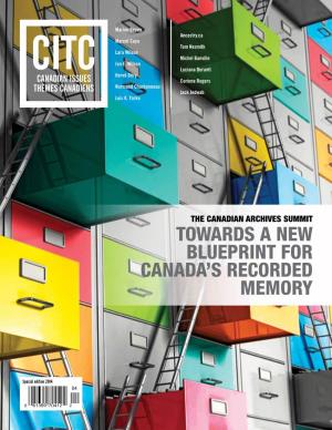Towards a New Blueprint for Canada's Recorded Memory