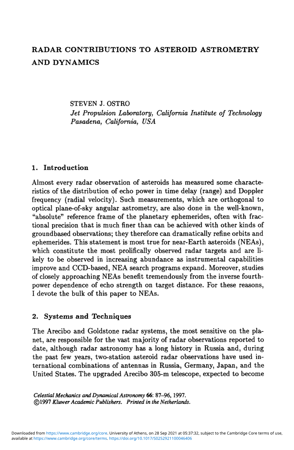 Radar Contributions to Asteroid Astrometry and Dynamics